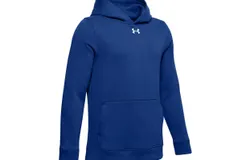 Under Armour Youth Hustle Fleece Hoody In Royal&sol;white