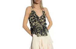 Iro Jovita Blouse Tank In Leopard