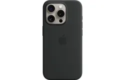 Apple - iPhone 15 Pro Silicone Case with MagSafe - Black