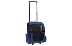 Foldable Multipurpose Pet Trolley Blue