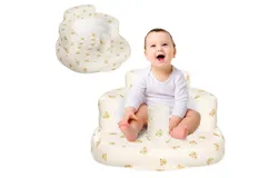 Inflatable Baby Seat for Babies 3 Months and Up&comma; Inflatable Baby Chair&comma; Baby Floor Seats for Sitting Up&comma; Built-in Air Pump Blow Up Baby Chair Baby Support Seat Summer Chair Gifts