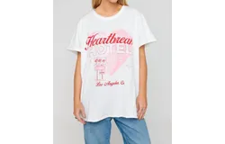 Show Me Your Mumu Airport Tee Heartbreak Hotel Graphic In White