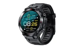 LEMFO K37 Smart Sports Watch 1&period;32&apos;&apos; 360&ast;360px Full-touch Screen 40 Days Super Long Standby GPS Navigation IP67 Waterproof Fitness&sol;Health Monitor Compatible with Android iOS