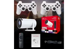 Gaming version HY300&sol;P30&sol;F600 4K android 11 game console projector HD casting screen for home Best Gift-HY300 Overseas Android Game Projection