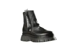 All Black Women&apos;s Lester Lugg Moto Boot In Black
