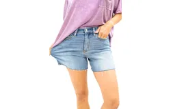 Judy Blue Stan Shorts In Light Wash