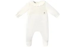 Paz Rodriguez Baby Girl&apos;s Knit Romper Dulzura In Cream