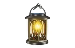 WdtPro Solar Lanterns Outdoor Hanging 2Pack&comma;  Outdoor Waterproof&comma; Solar Powered Lantern Over 12Hrs Solar Lights for Outside Garden Yard Patio Decor &lpar;Warm Light&rpar;