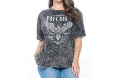 Zutter Freebird World Tour Graphic Tee In Black