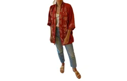 Johnny Was Caspian Kimono In Adobe