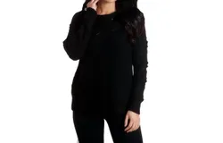 French Kyss Knit Sweater In Black