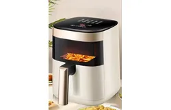 Xianke visual air fryer multifunctional smart home large capacity electric fryer French fries machine-Visual double-Visual high-end touch screen model