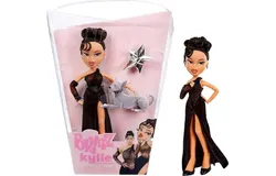 Bratz x Kylie Jenner Night Fashion Doll with Evening Gown&comma; Pet Dog&comma; and Poster