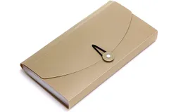 Expanding File Folder&comma; 13 Pockets Small Accordion File Folder&comma; Khaki