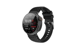 Smart Watch Super 1&period;52 Inch Round HD Display with Calls &lpar;Answer&sol;Make Calls&rpar; Artificial Intelligence Voice&comma; Music Player&comma; Fitness Watch for Men Women Waterproof Activity Tracker with 123 Sports Modes &lpar;Black Silicone Strap&rpar;