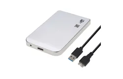 Slim Super Speed 6Gbps Aluminum 2TB 2&period;5" SATA SSD HDD Hard Disk Drive Box USB 3&period;0 External Enclosure Case Caddy &plus; USB Cable