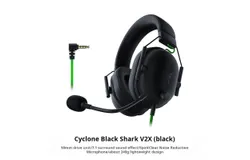 Razer BlackShark V2 X Gaming Headset&colon; 7&period;1 Surround Sound Capable - 50mm Drivers - Memory Foam Cushion - for PC&comma; PS4&comma; Nintendo Switch - 3&period;5mm Headphone Jack -black