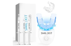 Teeth whitening set rechargeable care teeth and yellow tone home travel practical With LED lights - 4 neutral pens