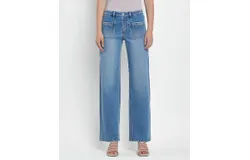 Lovervet High Rise Wide Leg Jeans In Philanthropic
