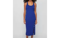 Nation Ltd Sevan Dress In Cobalt Blue