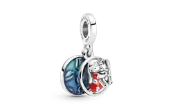 Charm Pandora Colgante Familia Lilo Y Stitch De Disney 799383C01 &vert; Edición Limitada Disney &vert; Joyería De Lujo Para Mujer &vert; Ideal Para Regalo Elegante &vert; Compatible Con Charms Pandora