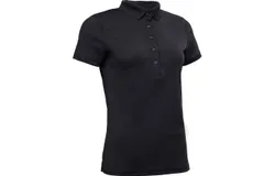 Abacus Sportswear Us Ladies Clark Short Sleeve Polo Shirt In Black