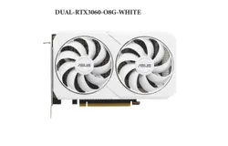 ASUS DUAL-RTX3060-08G-WHITE white overclocked version 8GB GDDR6 graphics card&period;