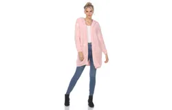 Women&apos;s Hooded Open Front Sherpa Coat