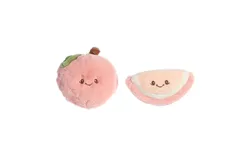 ebba™ Adorable Precious Produce™ 8&period;9cm Peach Rattle & Crinkle Set Pink Baby Stuffed Animal