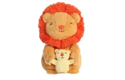ebba™ Heartwarming Snuggawugs™ 28cm Rex Lion & Regi Cub™ Orange Baby Stuffed Animal