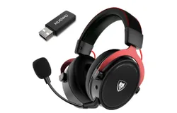 NUBWO Wireless Gaming Headset&comma;2&period;4GHz & Bluetooth 5&period;3 Technology with Noise-Canceling Microphone&comma; Stereo Sound&comma; Compatible with PC&comma;PS5&comma;PS4&comma; Mac&comma; Nintendo Switch&comma; 3&period;5mm Wired Mode for Xbox Series -BLACK