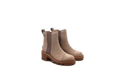 Sorel Joan Now Chelsea Boot In Omega Taupe&sol;gum