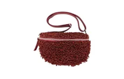 Chenson & Gorett Sherpa Fannypack Bag In Wine
