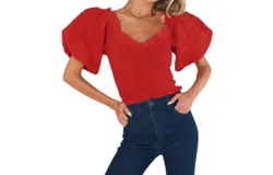 Show Me Your Mumu Rom Com Top In Red