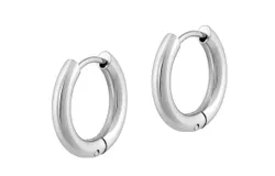Electric Picks Mini Ringo Hoops In Silver