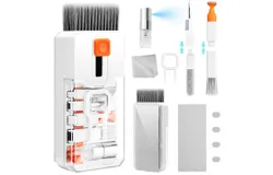 Keyboard Cleaning Kit Laptop Cleaner&comma; 10-in-1 Computer Screen Cleaning Brush Tool&comma; Multi-Function PC for iPad Keyboard Cleaning Kit Laptop Cleaner&comma;  All-in-One with PatentiPhone Pro&comma; Earbuds&comma; Camera Monitor&comma;