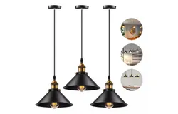 Lámpara Industrial De Techo Iluminación El Hogar E26 3pcs