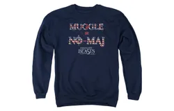 Fantastic Beasts Uk Us No Maj Adult Crewneck Sweatshirt