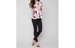Charlie B Printed Reversible Comic Cami In Comic