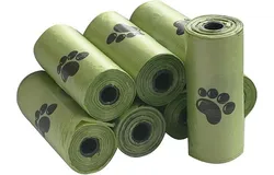 Dog Poop bags Replacement for  Dog Water Bottle and Retractable Dog Leash&comma; 21&period;5&ast;30&period;5cm&comma; 8 Rolls x 15 Bags