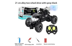 Xue Zhishan toy car 21cm alloy two wheel drive with spray black