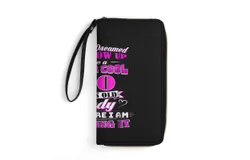 60 Year Old Lady Funny 60th Birthday Wallet for Womens PU Leather Zip Around Wallers Clutch Wristlet Travel Long Purse