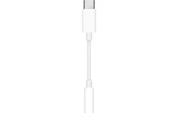 Apple - USB-C to 3&period;5mm Headphone Jack Adapter - White