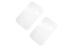 2PCS Acrylic Paint Palette Rectangle Shape Transparent Non-Stick Oil Paint Mixing Tray Comfortable to Hold & Easy to Clean for DIY Art Painting Painter Enthusiast