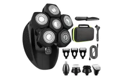 Multi-function razor&comma; magnetic head 6D razor hair cutter&comma; nose hair shaving cutter set