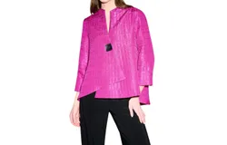 Joseph Ribkoff One Button Jacquard Jacket In Opulence
