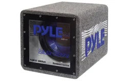 Pyle 10&apos;&apos; High Power Bandpass Subwoofer Enclosure System - 500W - Black&sol;Blue - PLQB10