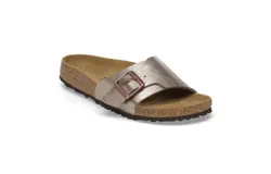 Birkenstock Women&apos;s Catalina Bs Birko-Flor Sandal - Narrow Width In Graceful Taupe