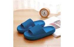 Slippers for Men&apos;s and Women &vert; House Slides Shower Sandals &vert; Extremely Comfy &vert; Cushioned Thick Sole&comma; Blue
