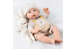 Lifelike Reborn Baby Dolls&comma;12-Inch Realistic Newborn Girl Baby Doll with Doll Clothes & Accessories Best Birthday Set for Girls Age 3&plus;